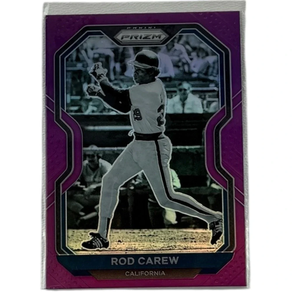 2021 Panini‎ Prizm Rod Carew Purple Prizm #99 - California Angels